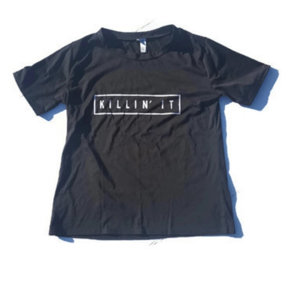 🌻Host Pick🌻 Black "Killin It" Tee Shirt